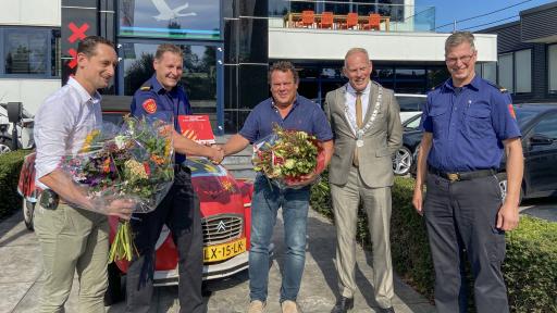 Brandweer zet Intersell in het zonnetje