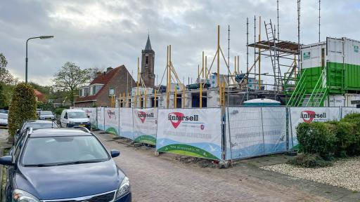 Nieuwbouw 3 woningen Loenen aan de Vecht in volle gang.
