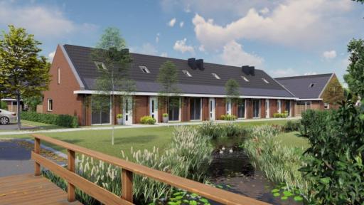 Nieuwbouw 3 woningen Loenen aan de Vecht in volle gang.