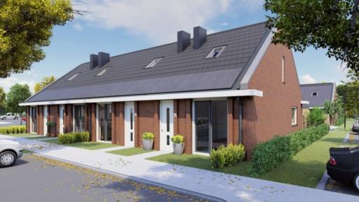 Nieuwbouw 3 woningen Loenen aan de Vecht in volle gang.