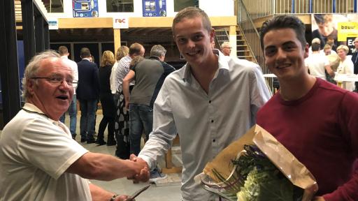 Diploma-uitreiking Rico en Tim