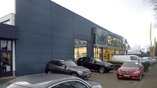 Verbouwing Opel garage Janssen van Kouwen Huizen