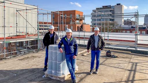 Nieuwbouw 15 appartementen op bestaand complex Burmandwarsstraat Amsterdam