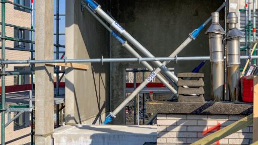 Nieuwbouw 15 appartementen op bestaand complex Burmandwarsstraat Amsterdam