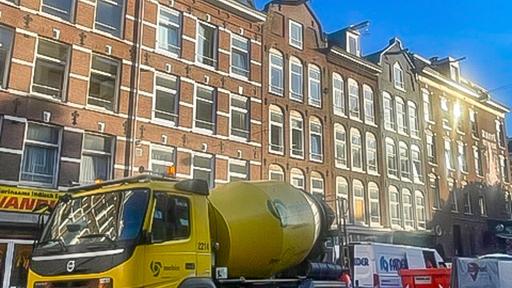 Renovatie en funderingsherstel van Albert Cuypstraat 132-136 Amsterdam